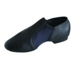 SPLIT SOLE STRETCH JAZZ SHOE - BLACK