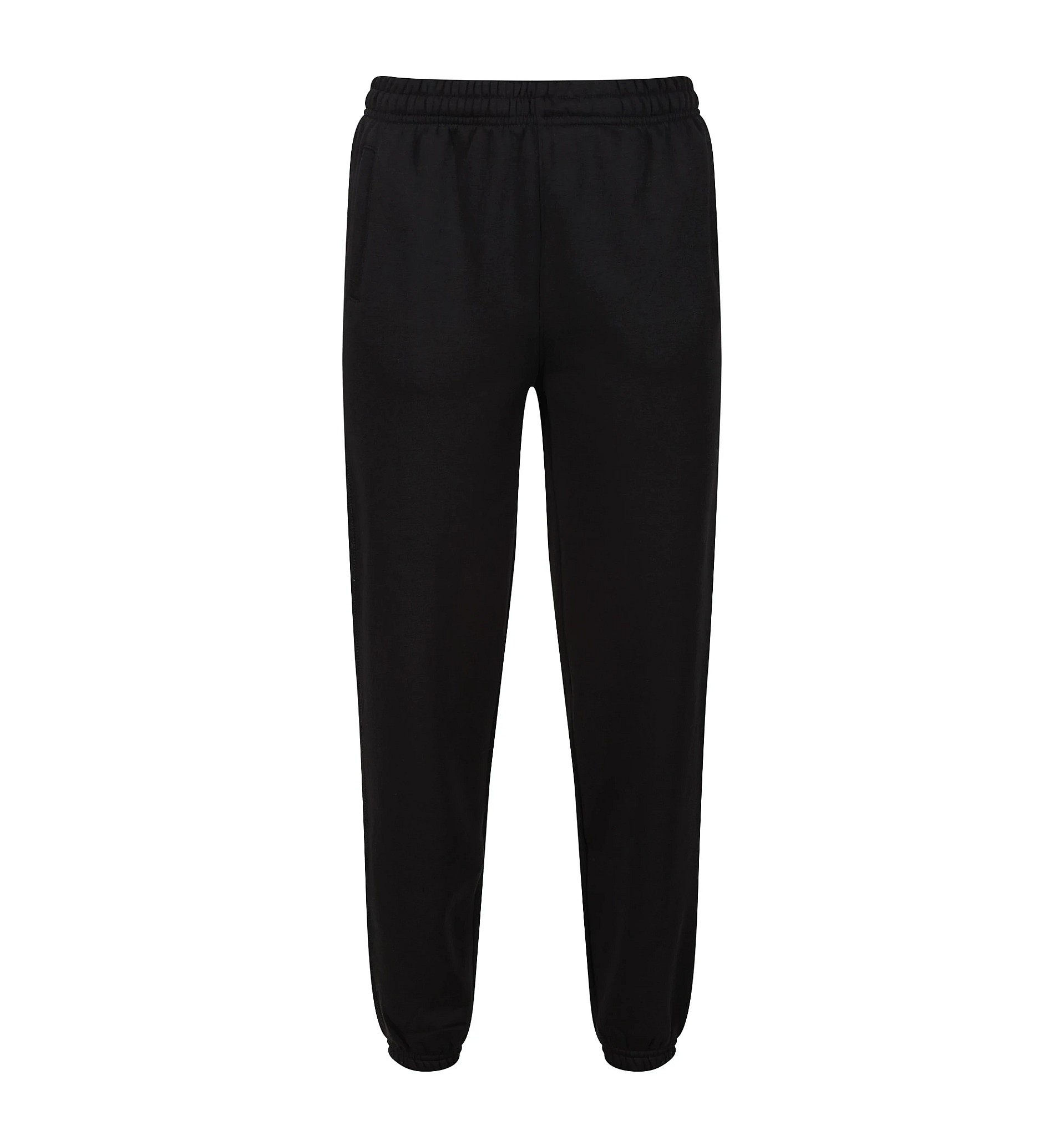 BLACK TRACK TROUSERS