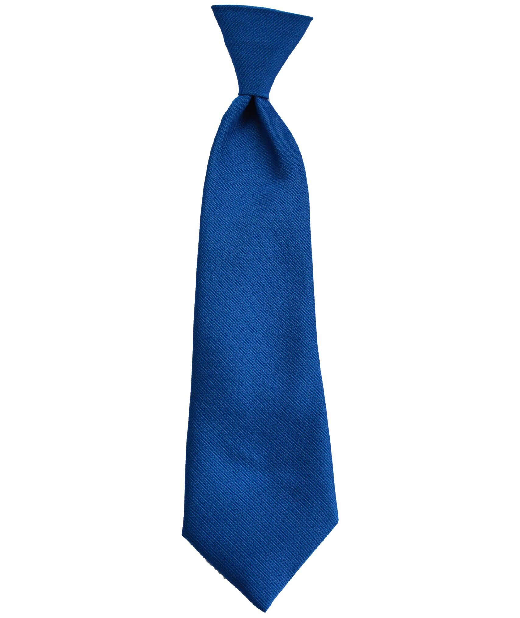 Plain Blue Elasticated Tie