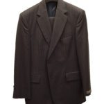 SB NAVY STRIPE 2PCE SUIT