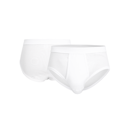 WHITE BRIEFS TWIN PACK - Cain of Heswall