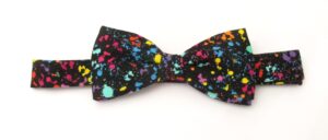 VB SPLATTERED PAINT READY TIED BOW TIE