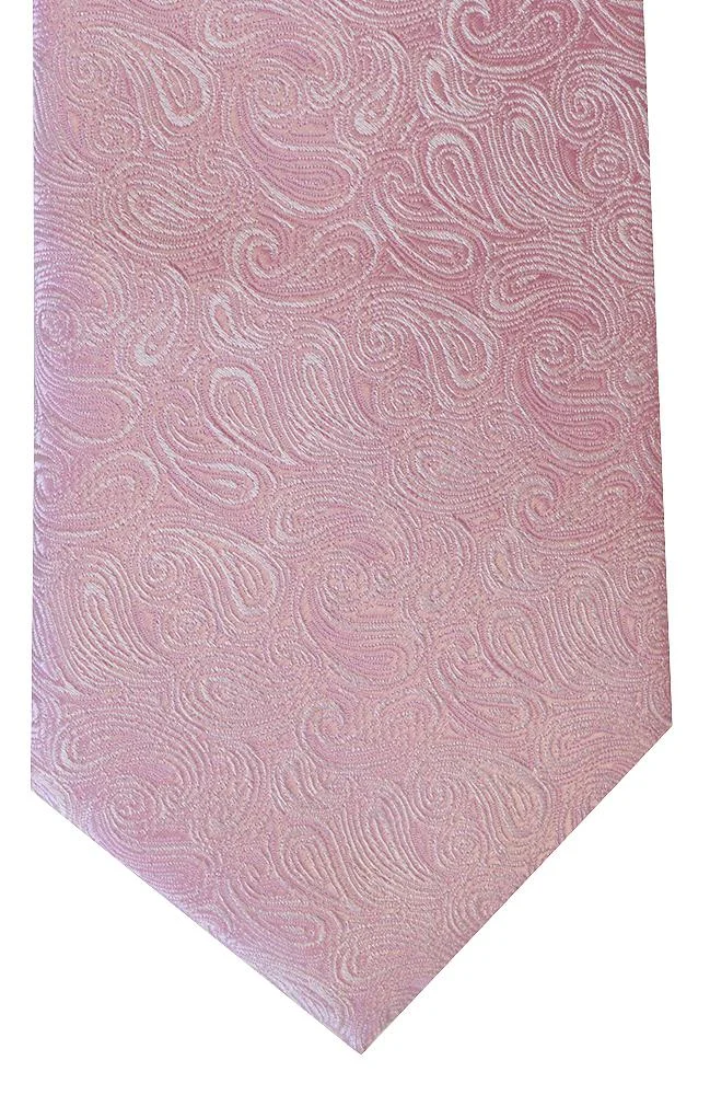 PALE PINK POLYESTER TIE
