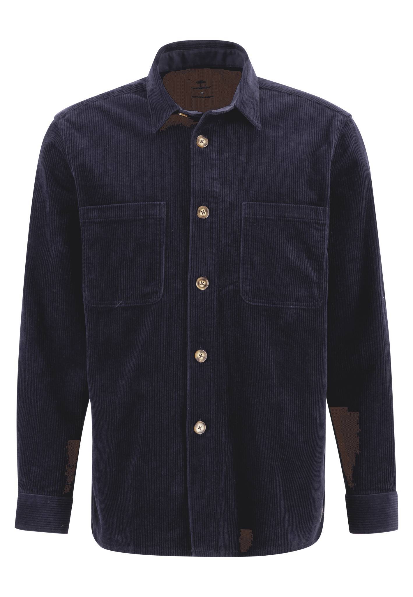 8104.690 FYNCH HATTON CORDUROY OVERSHIRT - NAVY