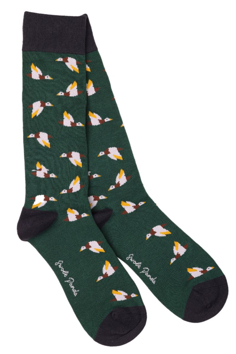 SWOLE PANDA BAMBOO SOCKS - GROUSE