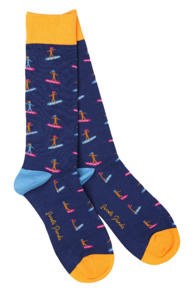 SP399 SWOLE PANDA BAMBOO SOCKS - SURFER