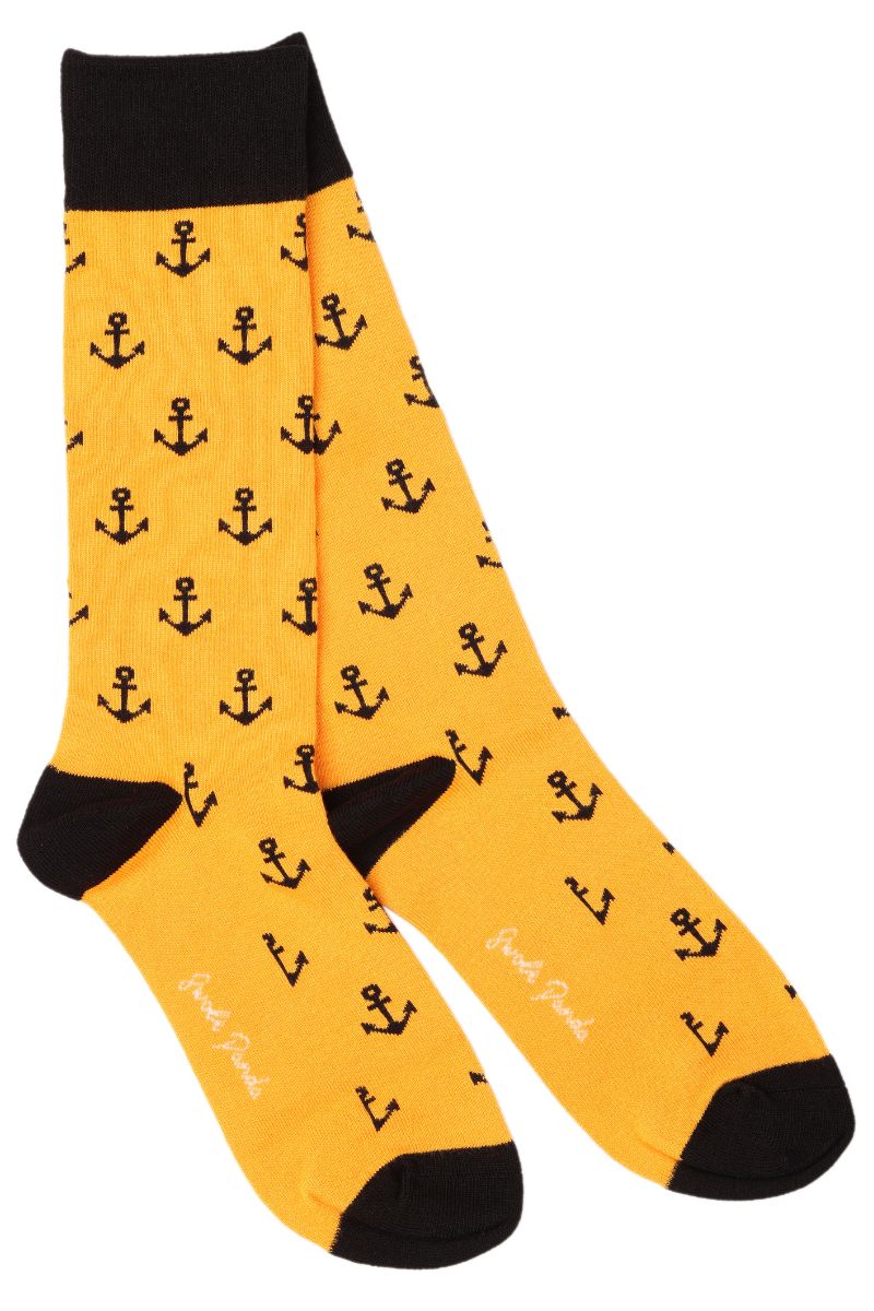 SWOLE PANDA BAMBOO SOCKS - ANCHOR