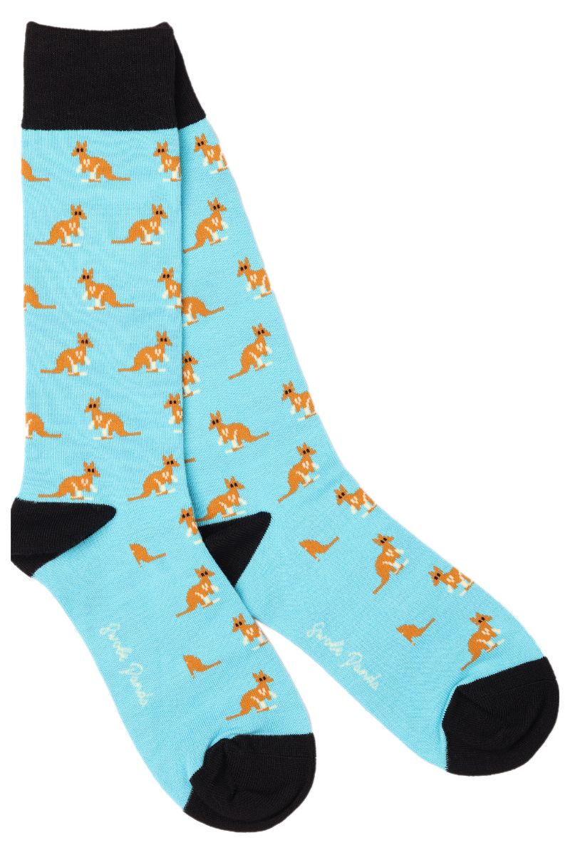 SWOLE PANDA BAMBOO SOCKS - KANGAROO