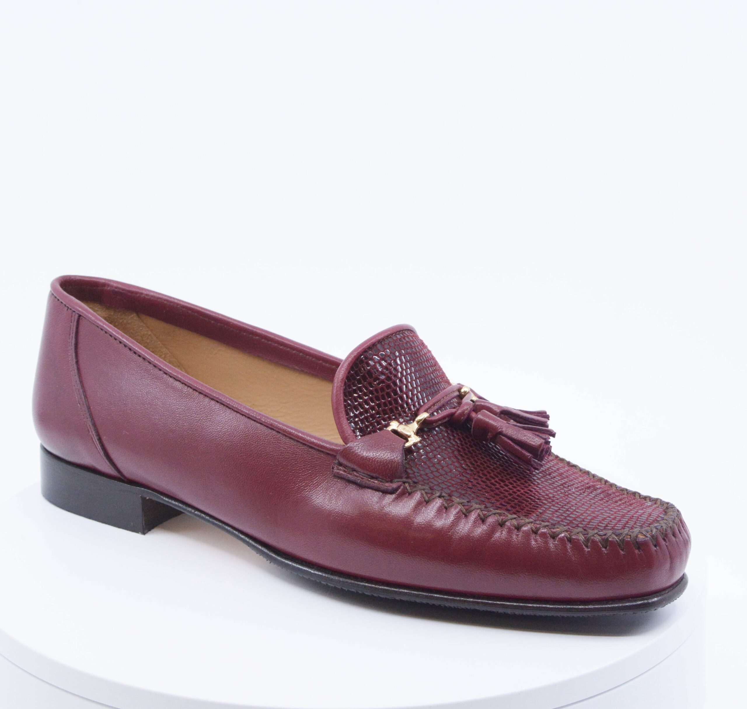 883-229 TASSLE LOAFER - WINE