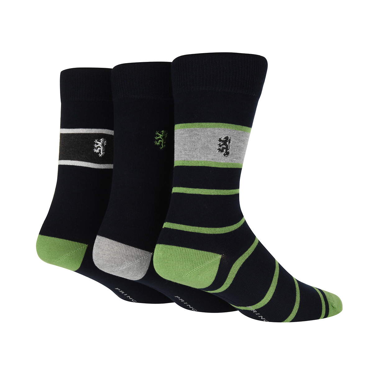 PRINGLE BAMBOO STRIPED SOCKS 3 PACK