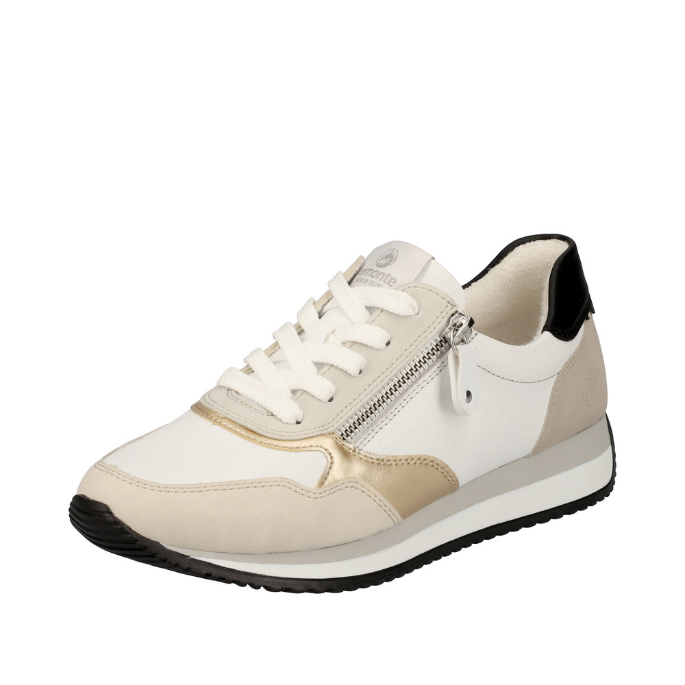 D0H01.82 ZIP & LACE WALKER - CREAM - Cain of Heswall