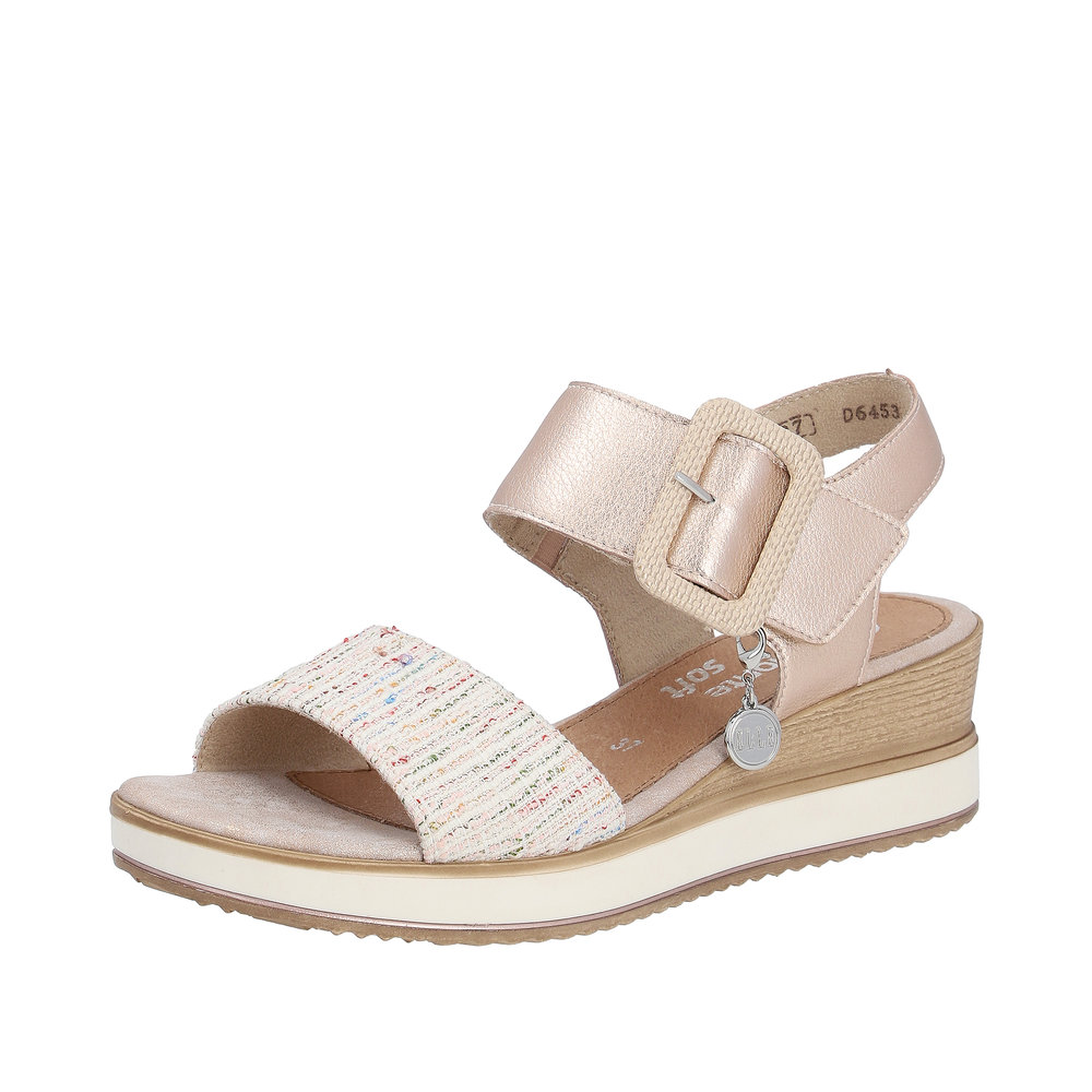 D6453.31 BUCKLE SANDAL - PEWTER