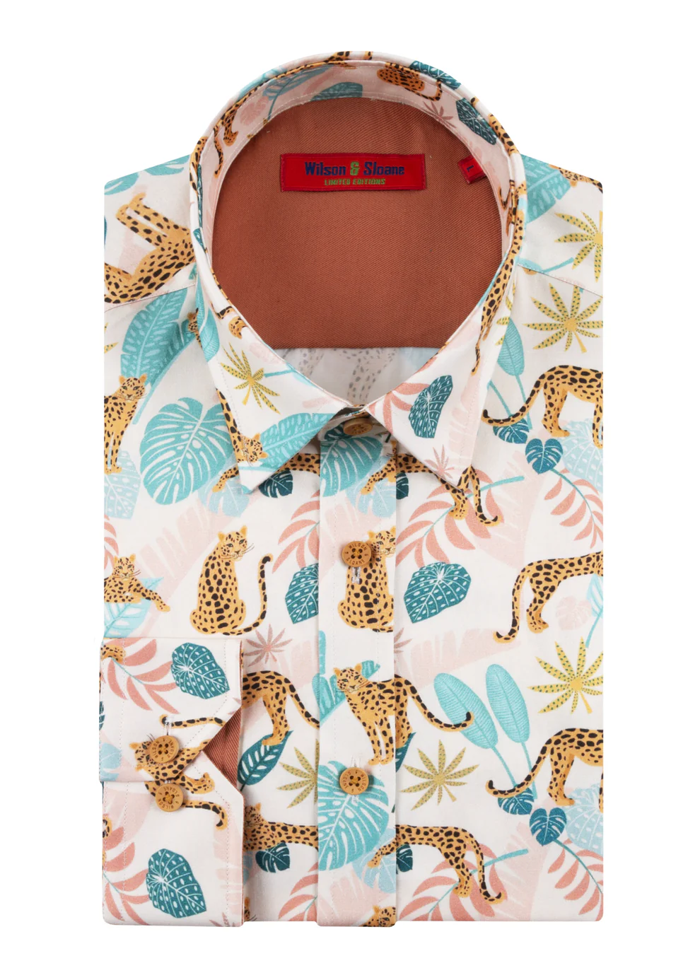 3841 LEOPARD PRINT LONG SLEEVE SHIRT