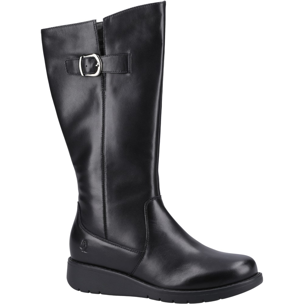 LUNA CALF BOOT - BLACK