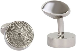 80-1012 ROUND SPIRAL CUFFLINKS