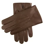 HAIRSHEEP LEATHER GLOVES - BROWN