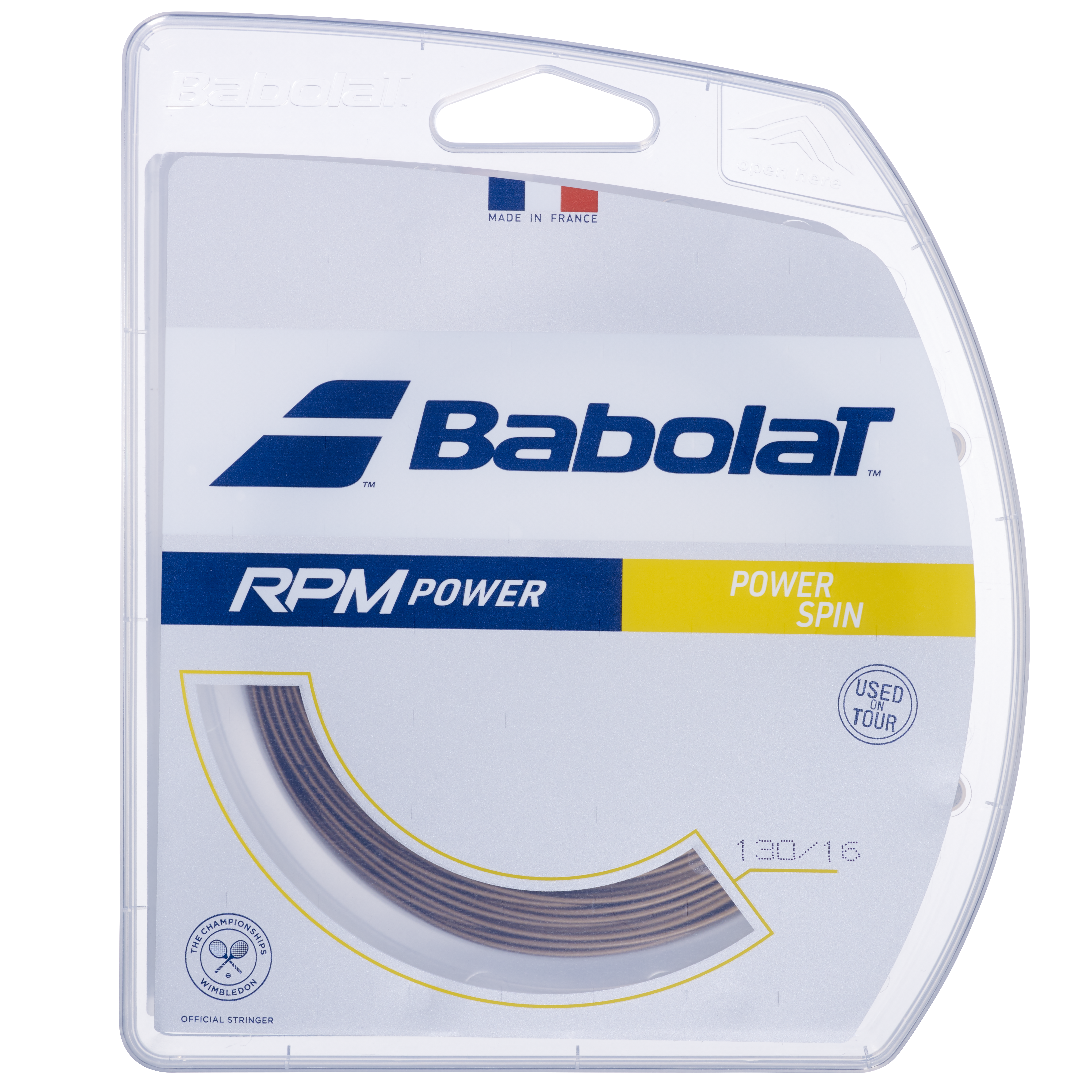 241139 BABOLAT RPM POWER TENNIS STRING - BLUE