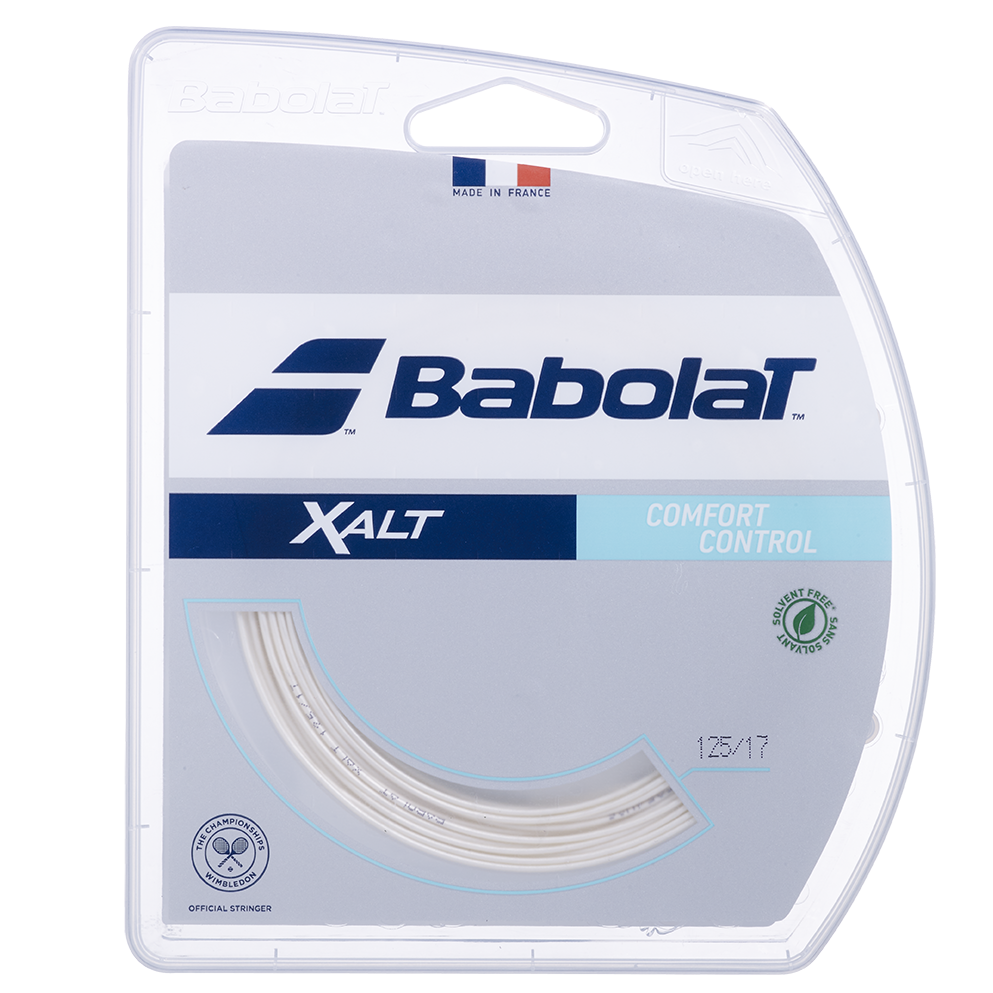 241150 BABOLAT XALT TENNIS STRING - WHITE