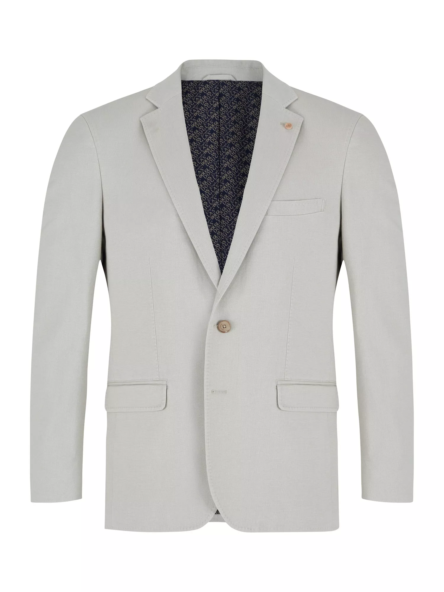 15044.92 SINGLE BREASTED COTTON JACKET - STONE