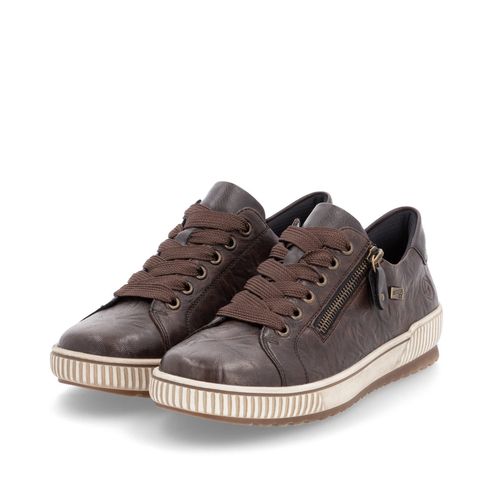 D0700.25 LACE AND ZIP WALKER - BROWN