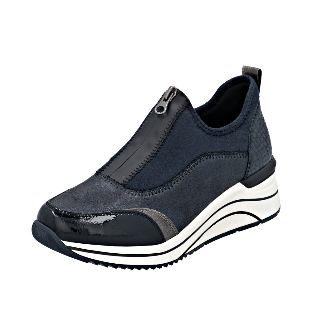 D0T08.14 FRONT ZIP WEDGE - NAVY