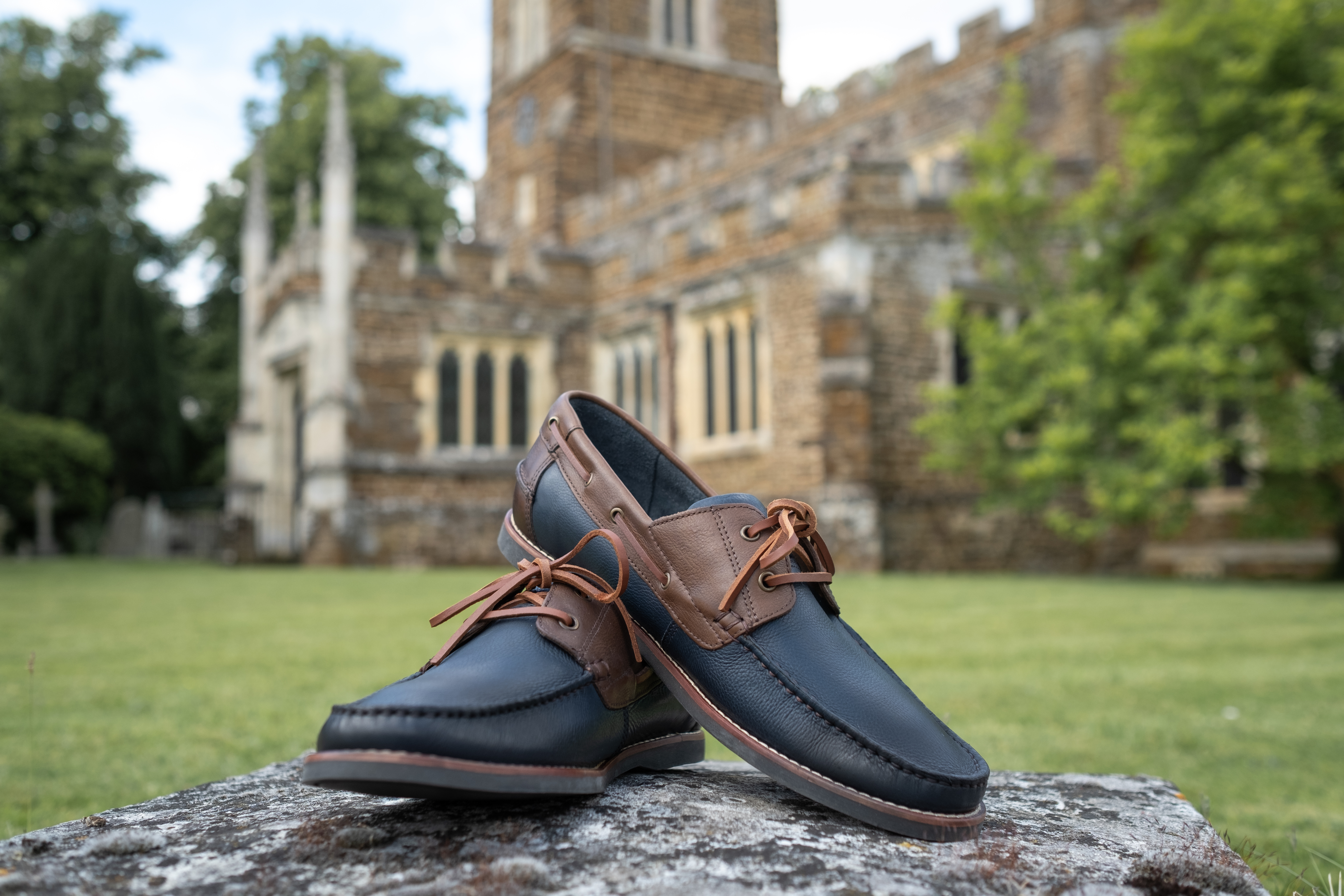 FLORIPA BOAT SHOES - NAVY