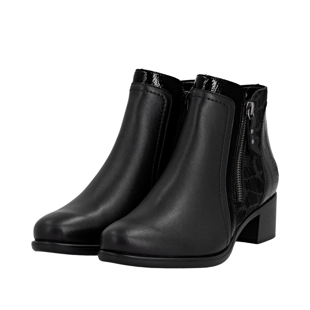 R5172.00 ZIP ANKLE BOOT - BLACK