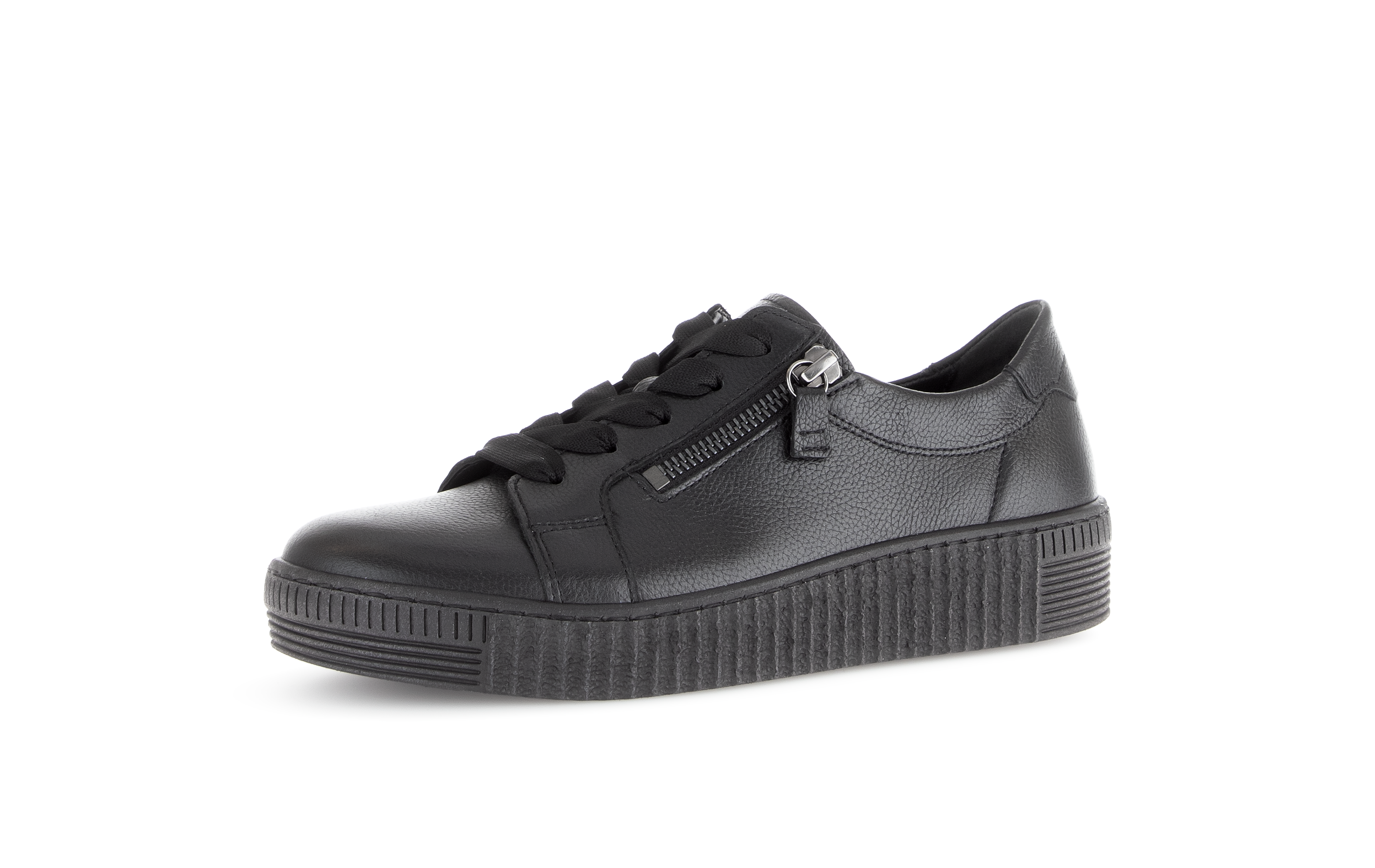 ZIP & LACE WALKER - BLACK 334.37