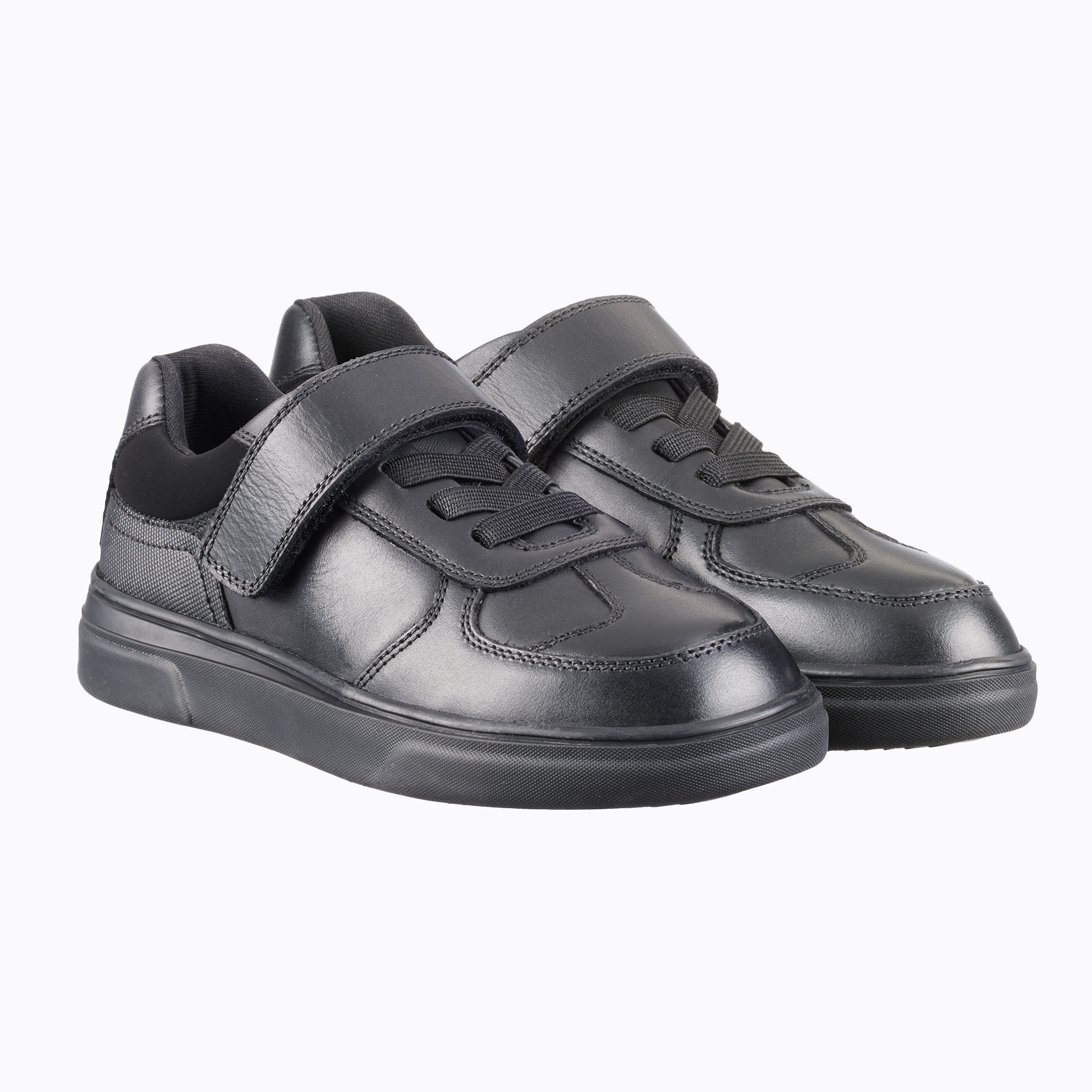 UPTON SCHOOL SHOES - BLACK