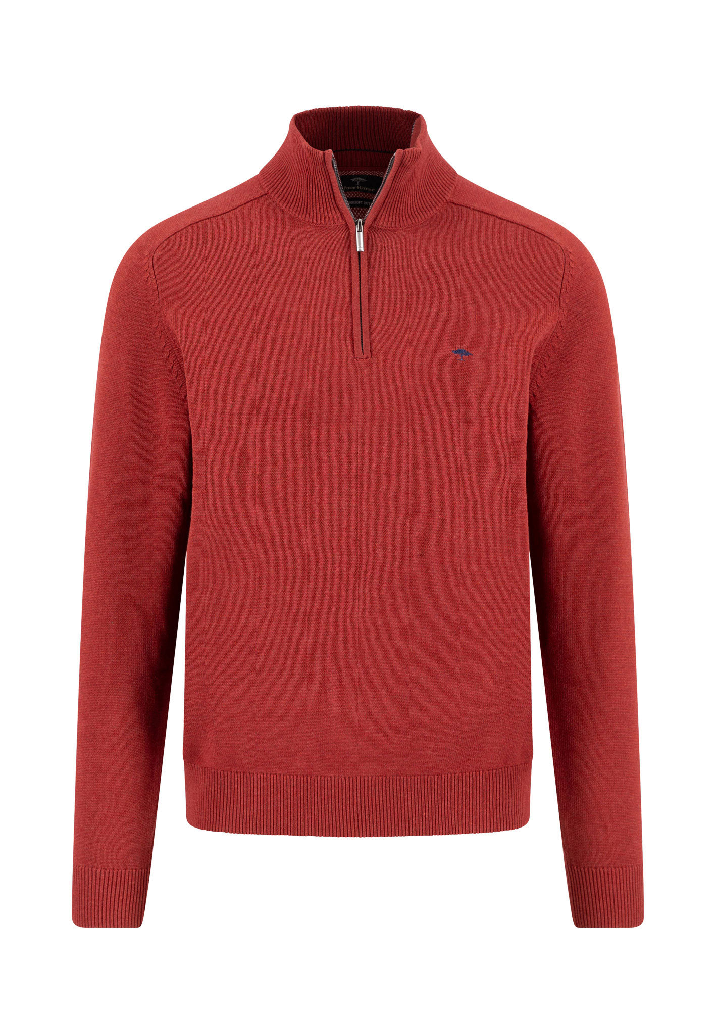 203.367 FYNCH HATTON 1/4 ZIP PULLOVER - RUBY