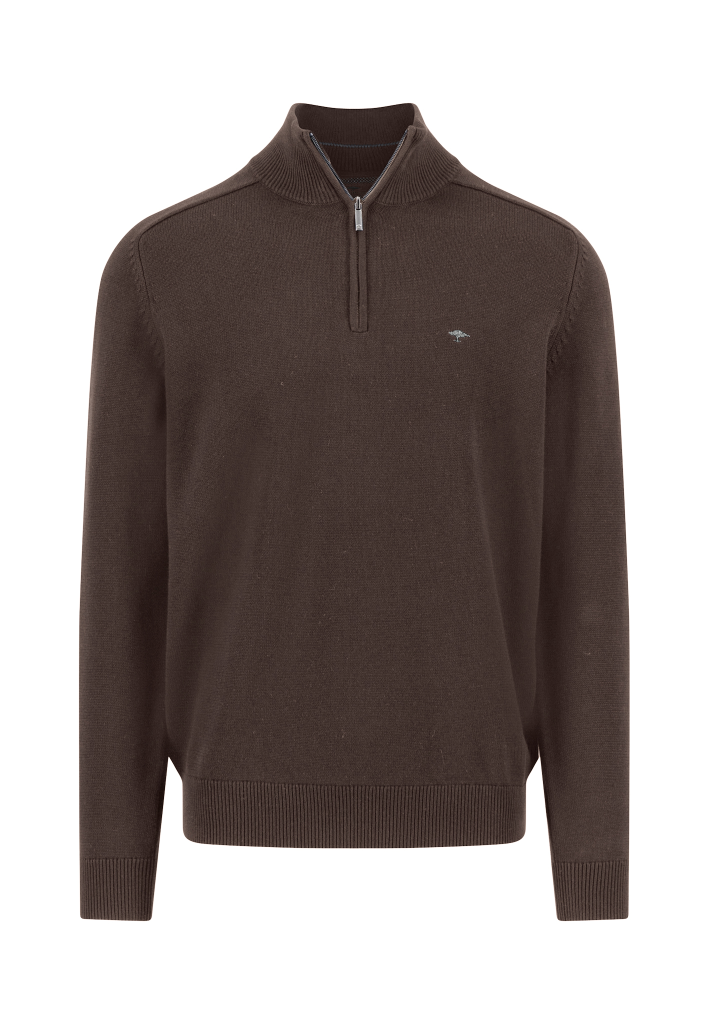 203.860 FYNCH HATTON 1/4 ZIP PULLOVER - TAUPE