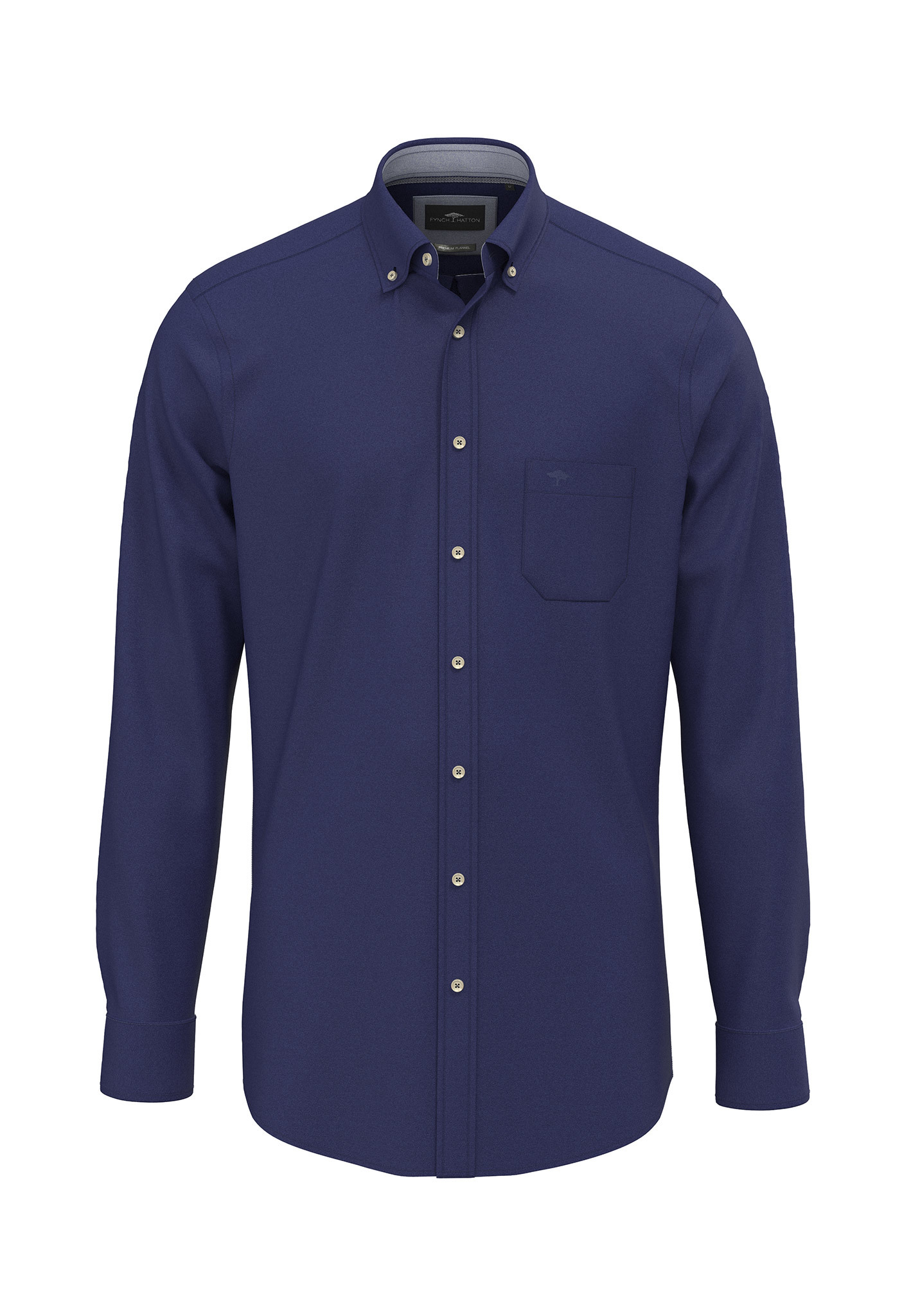 8280.685 FYNCH HATTON LONG SLEEVE PLAIN BD - NAVY