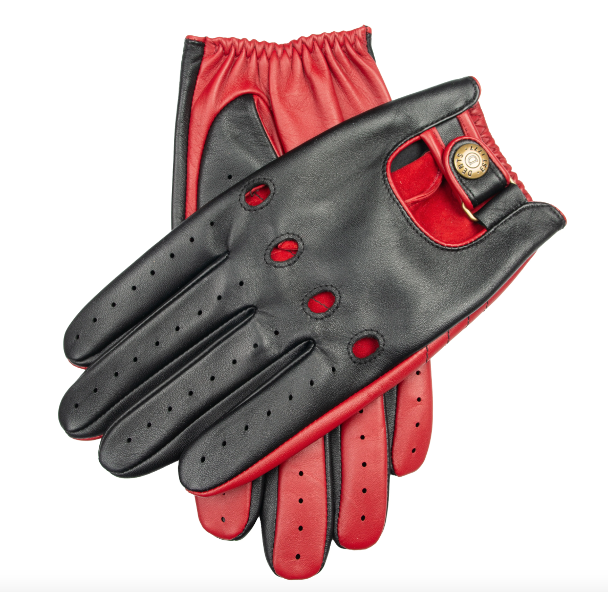 DRIVING GLOVE - BLACK AND RED