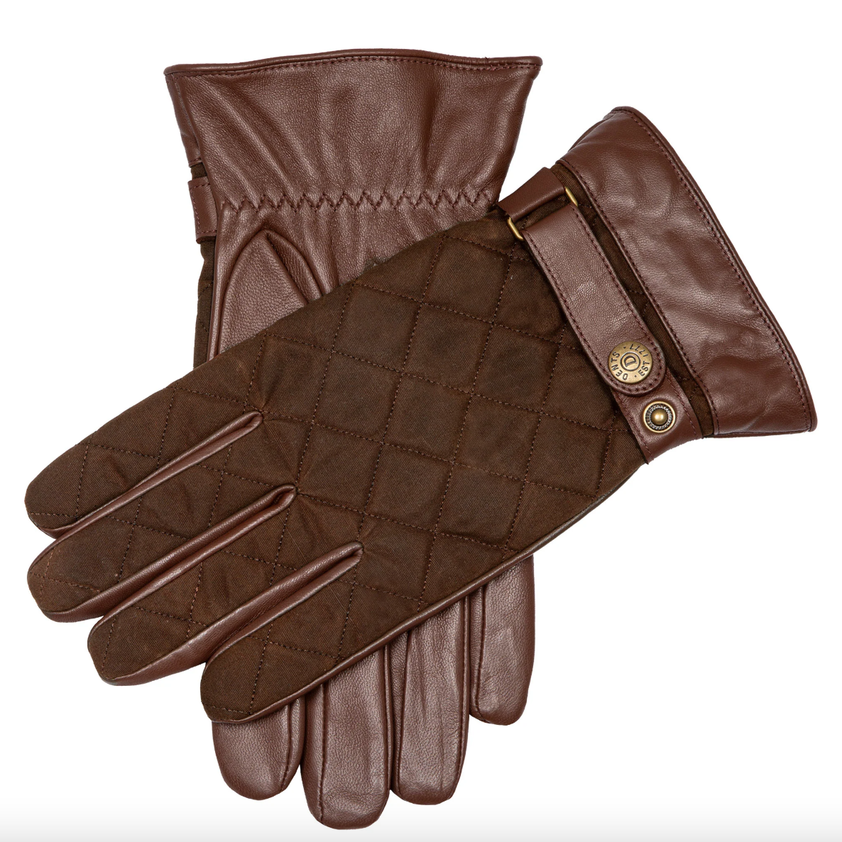 QUILT GLOVE - CHESTNUT