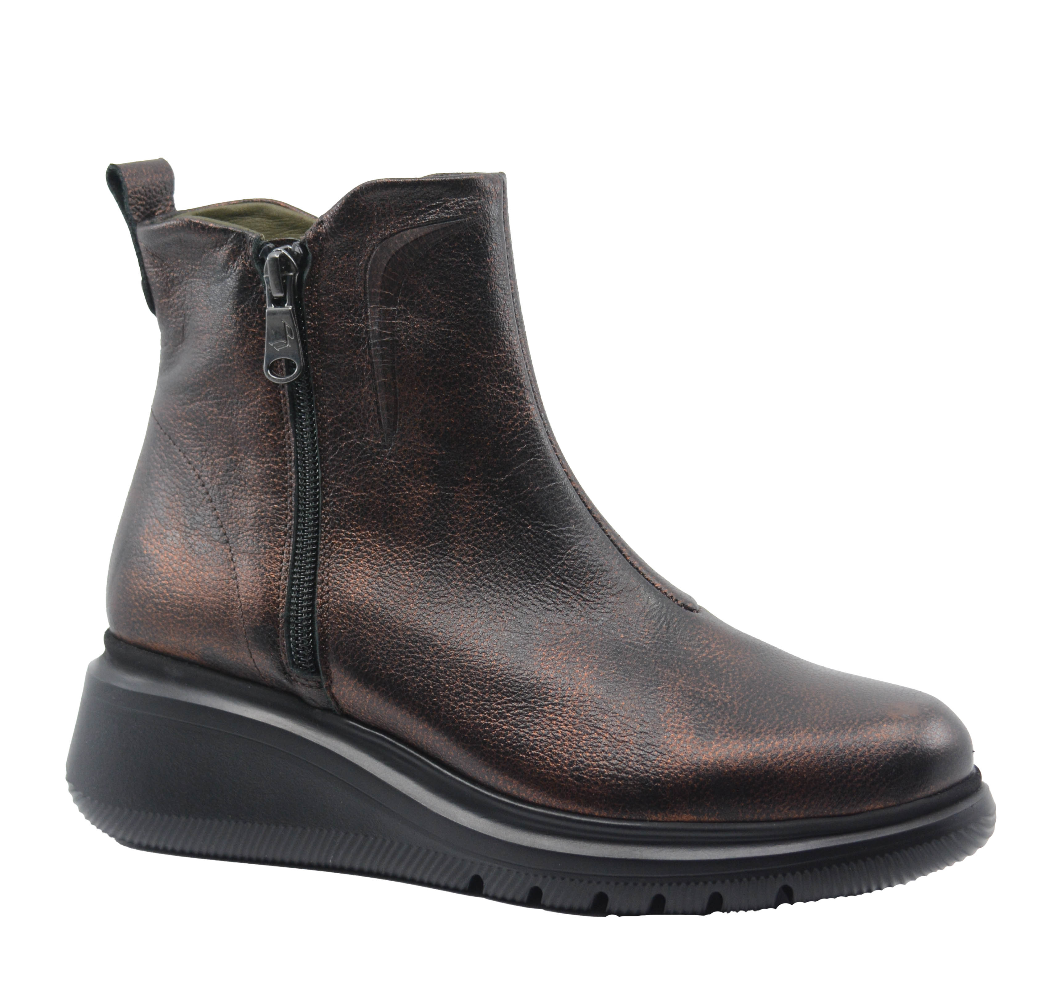 GILDA WEDGE BOOT - METALIC