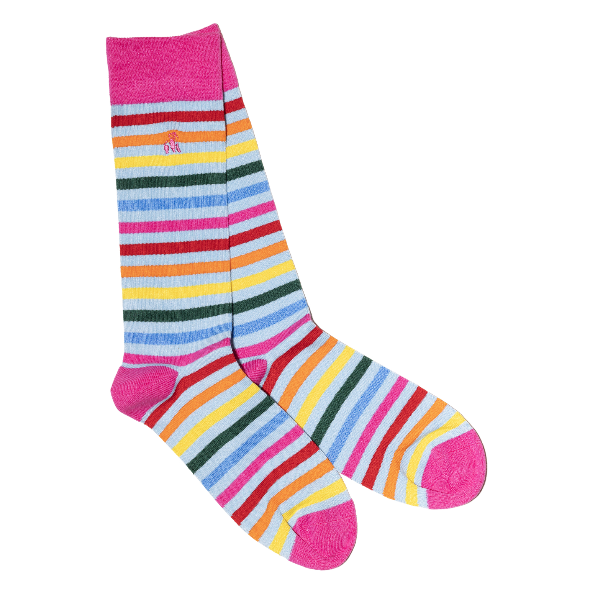 SWOLE PANDA BAMBOO SOCKS - HOOPS