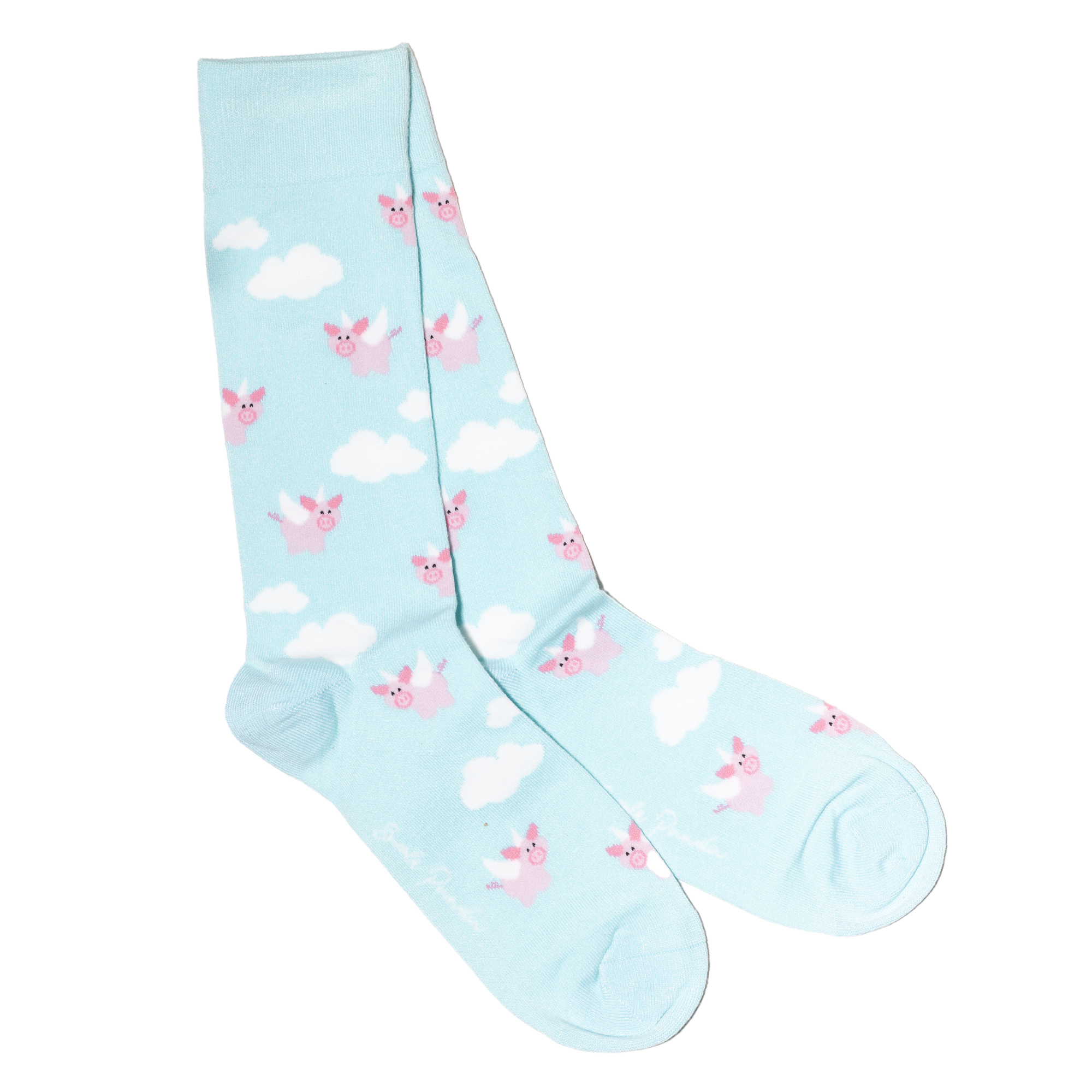 SWOLE PANDA BAMBOO SOCKS - FLYING PIGS