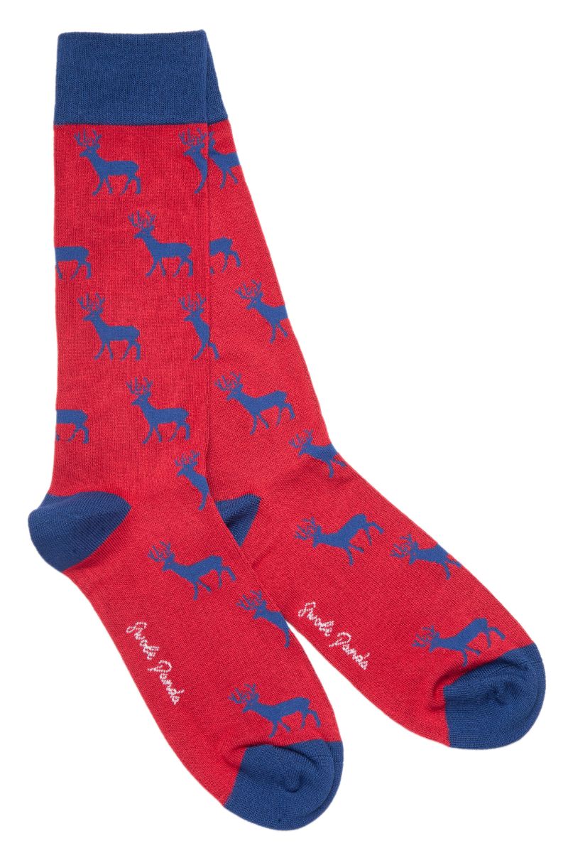 SWOLE PANDA BAMBOO SOCKS - STAGS