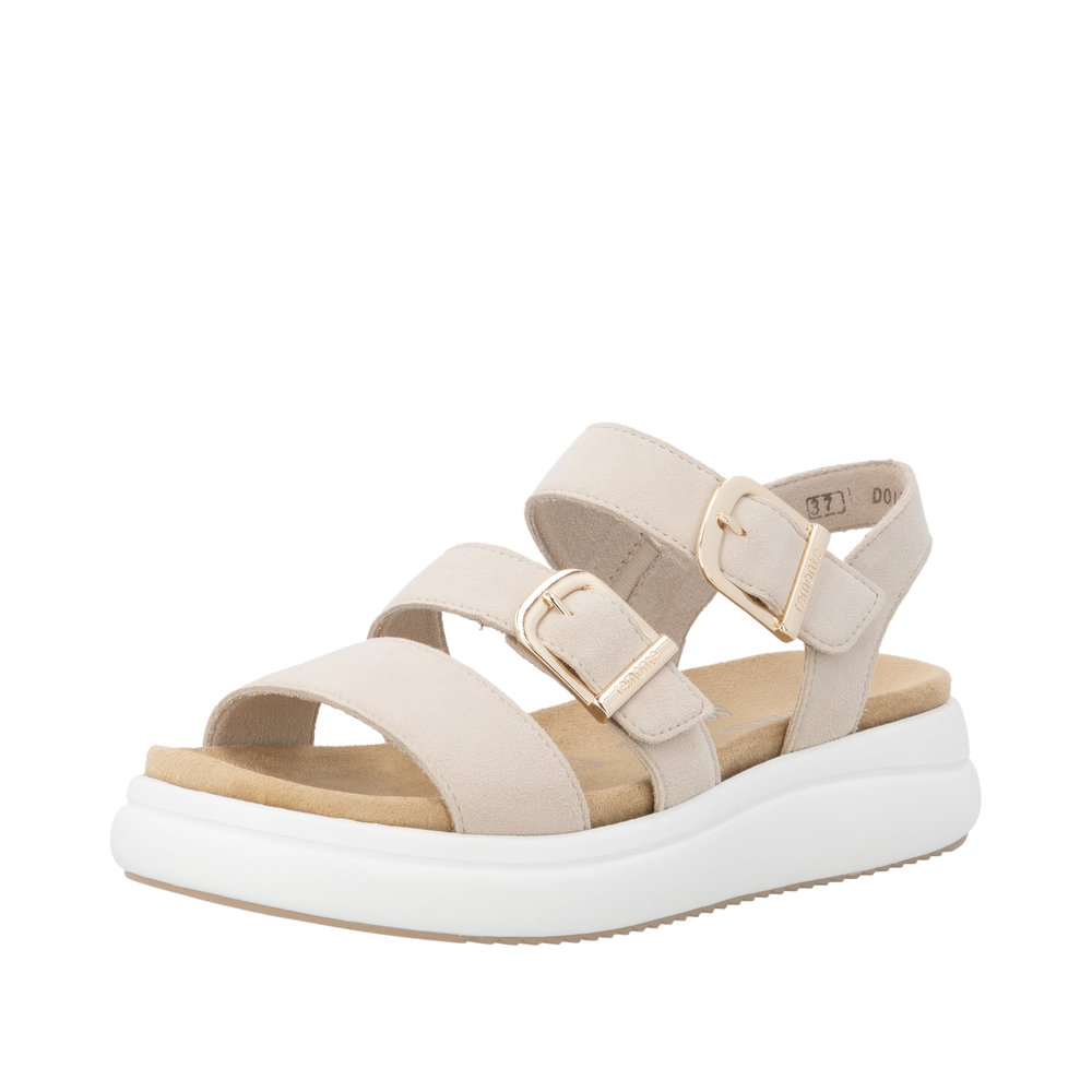 D0L50.60 STRAP SANDAL - PEBBLE