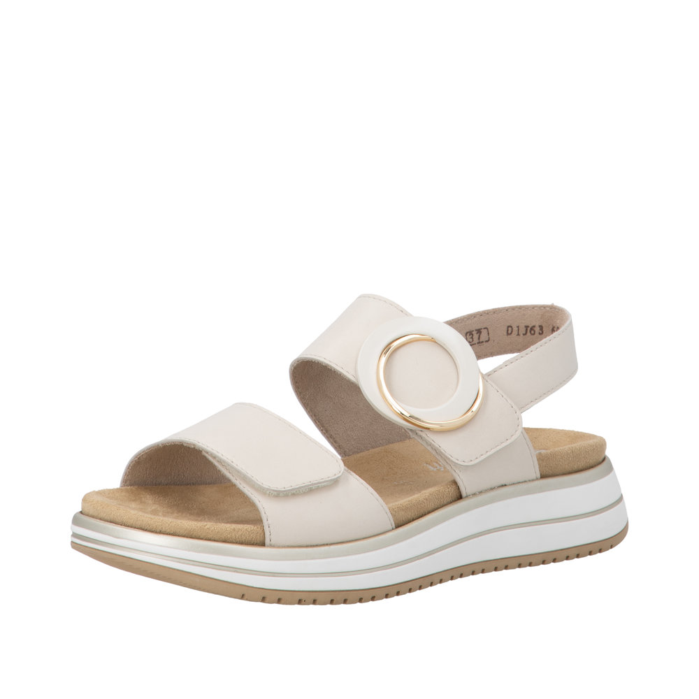 D1J63.60 STRAP SANDAL - PORCELAIN