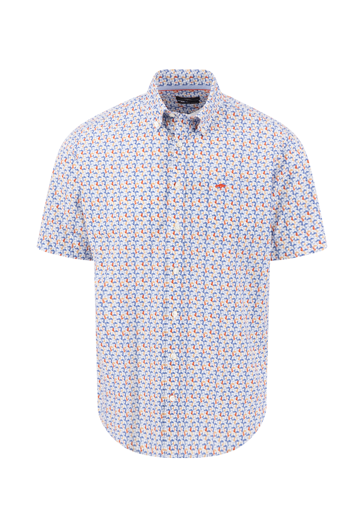 5071.369 FYNCH HATTON SHORT SLEEVE PRINT BD - SPICY RED