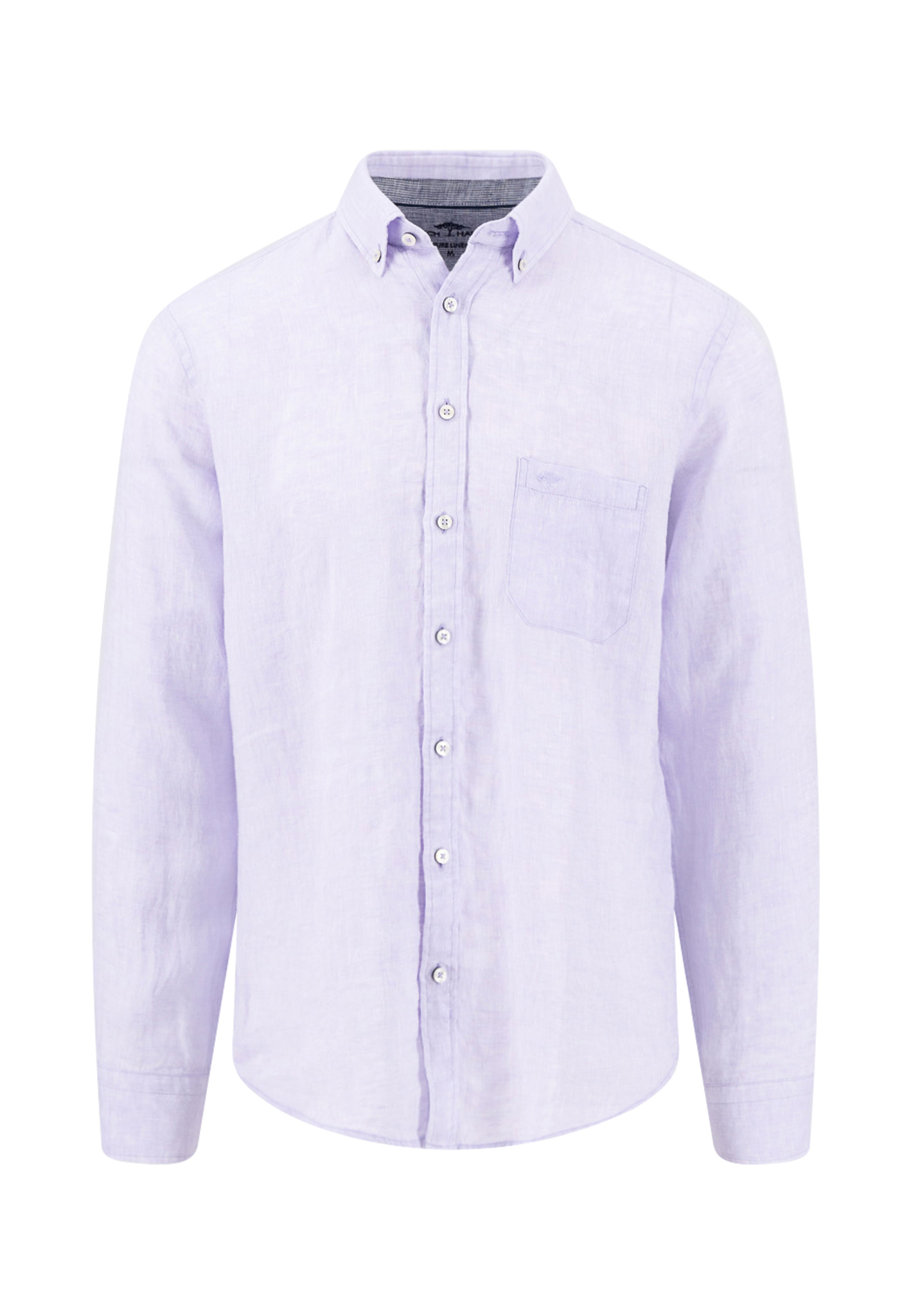 6000.512 FYNCH HATTON LONG SLEEVE PLAIN LINEN - LAVENDER