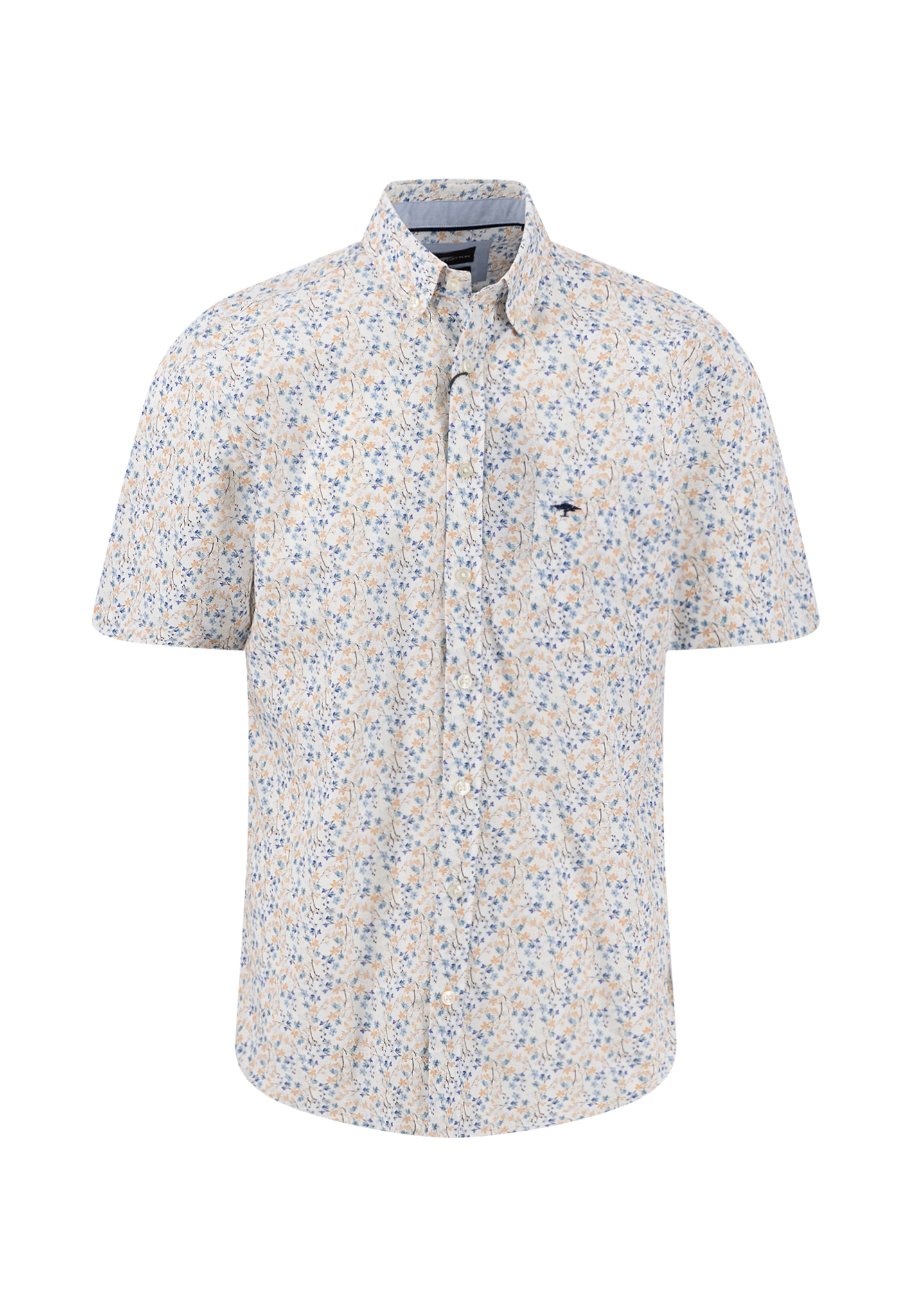 6141.212 FYNCH HATTON SHORT SLEEVE PRINT BD - TANGERINE