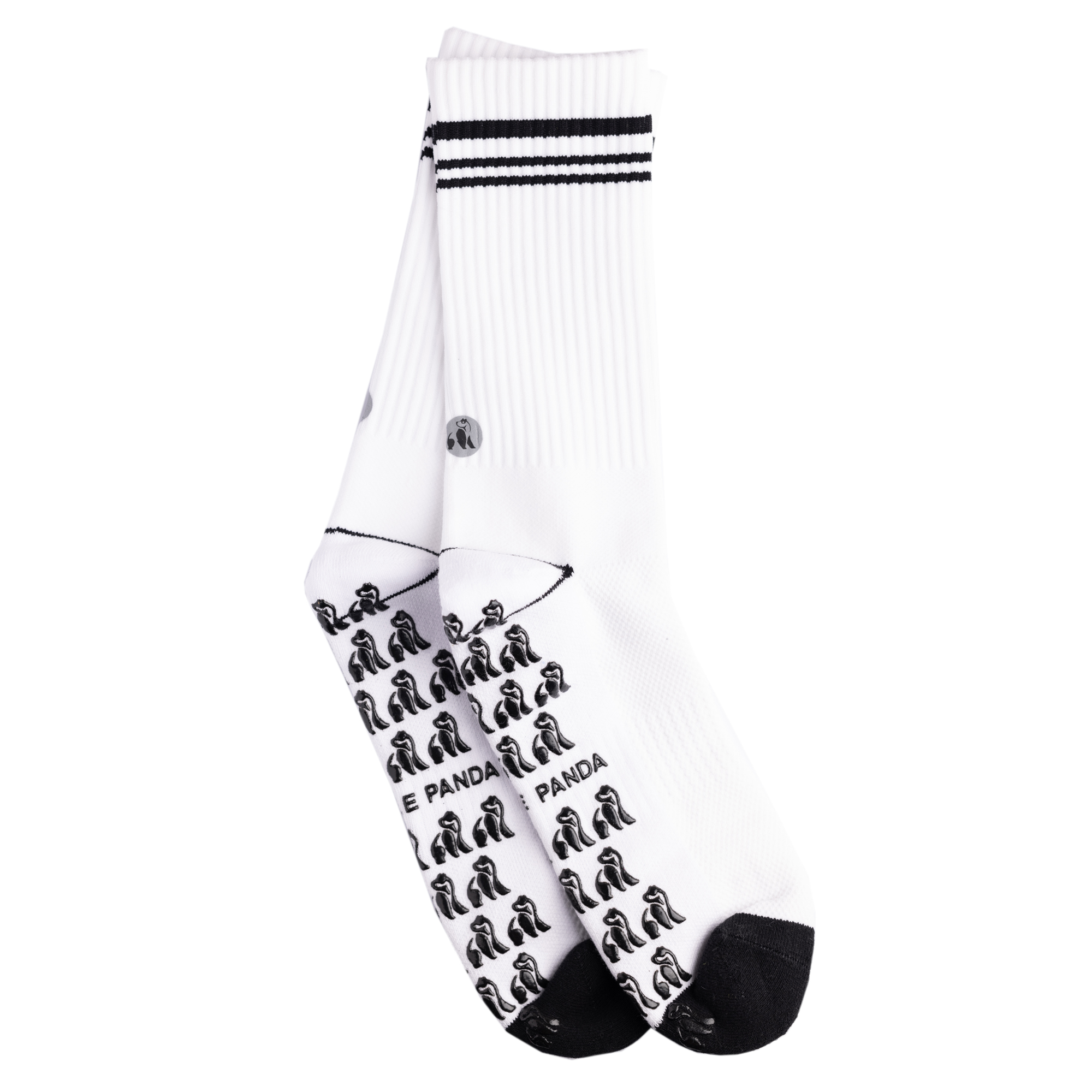 SPSPGS03 SWOLE PANDA BAMBOO SPORTS SOCK - WHITE