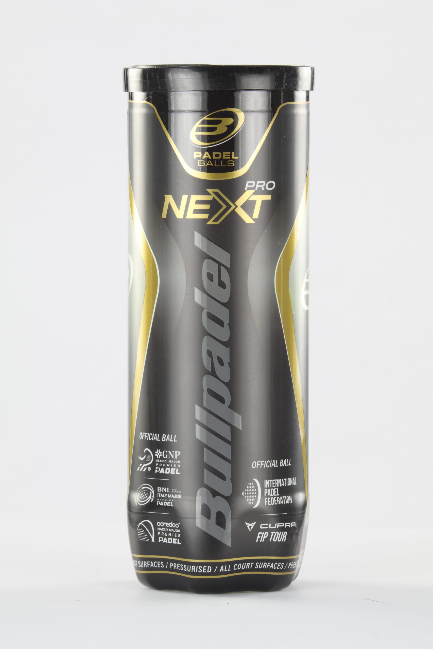 BULLPADEL NEXT PRO PADEL BALL - 3 BALL TUBE