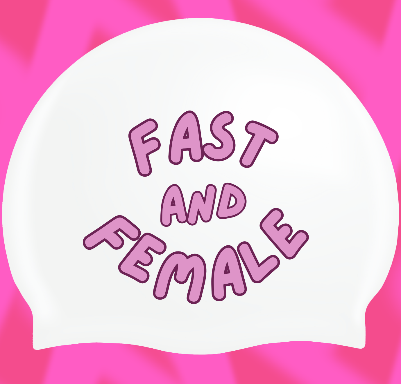 FAST & FEMALE SWIM CAP