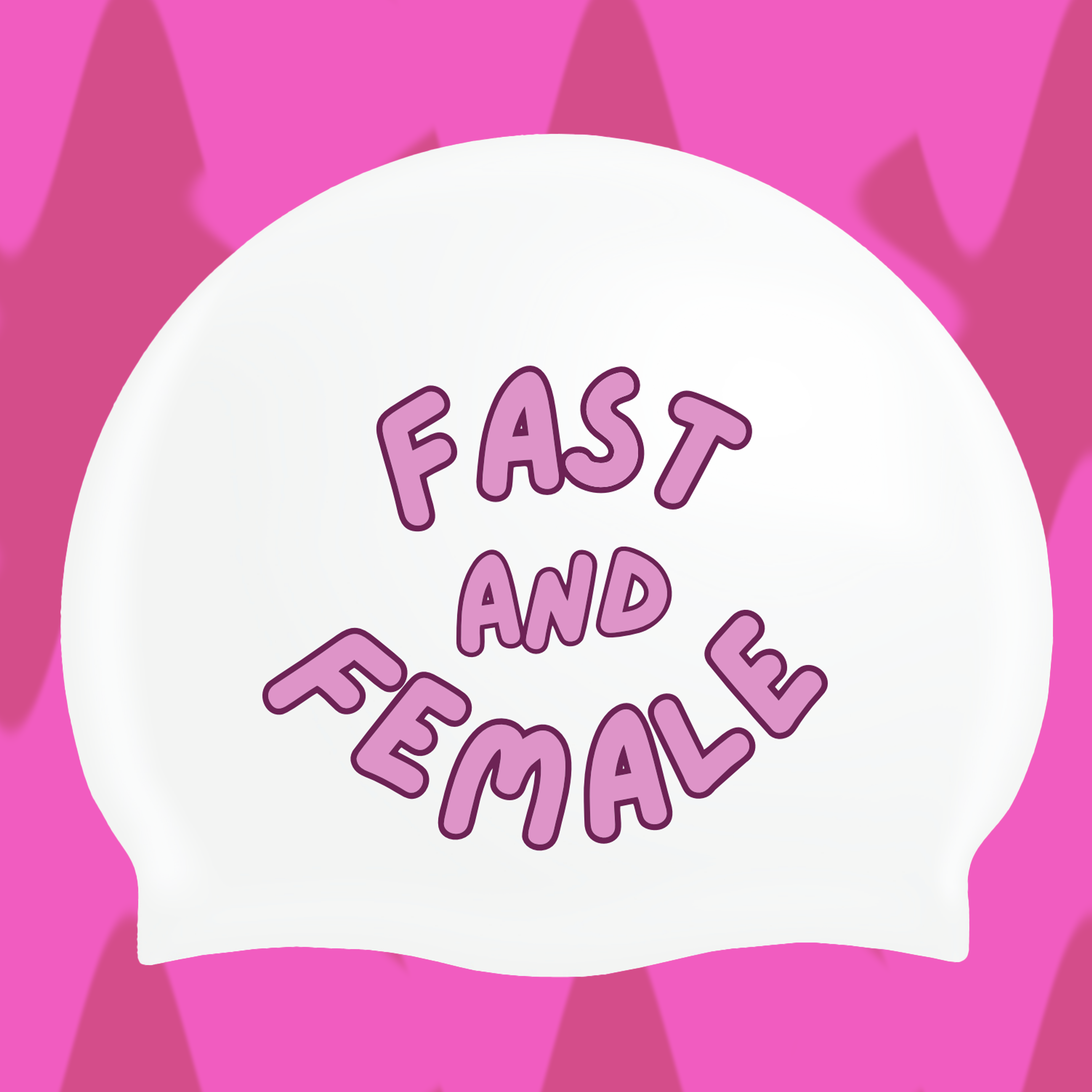 FAST & FEMALE SWIM CAP