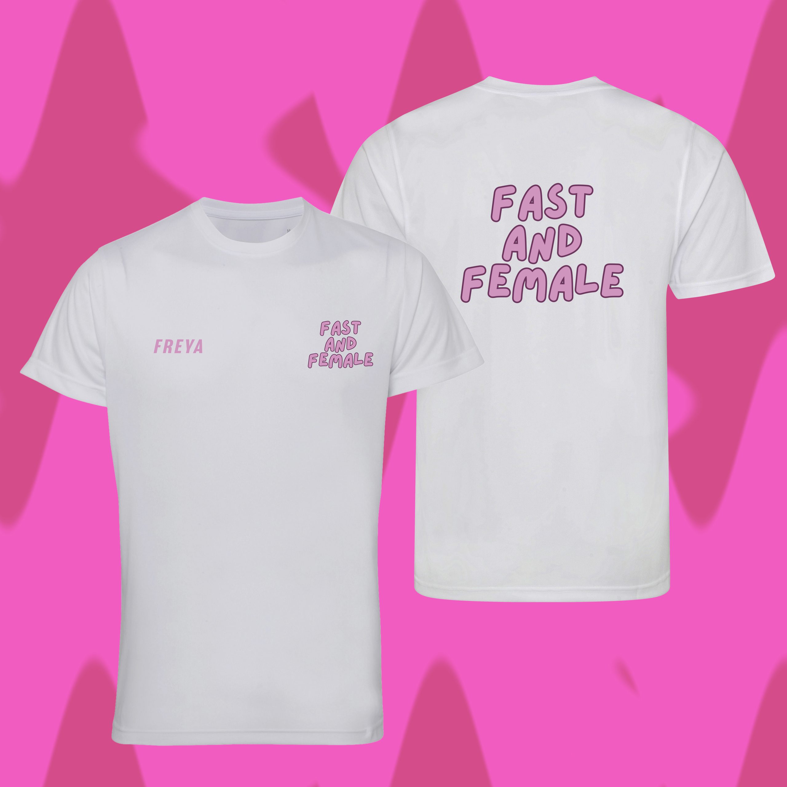 FAST & FEMALE TEAM T SHIRT